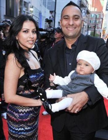 Monica Diaz and ex-husband, Russell Peters with their daughter, Crystianna Marie Peters
